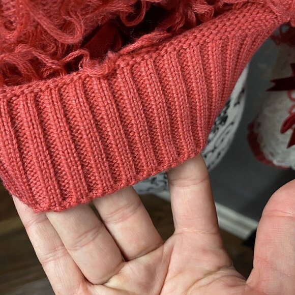 Mighty Fine Women's Size XS Red and White Striped Christmas Sweater w Bows - Picture 10 of 12